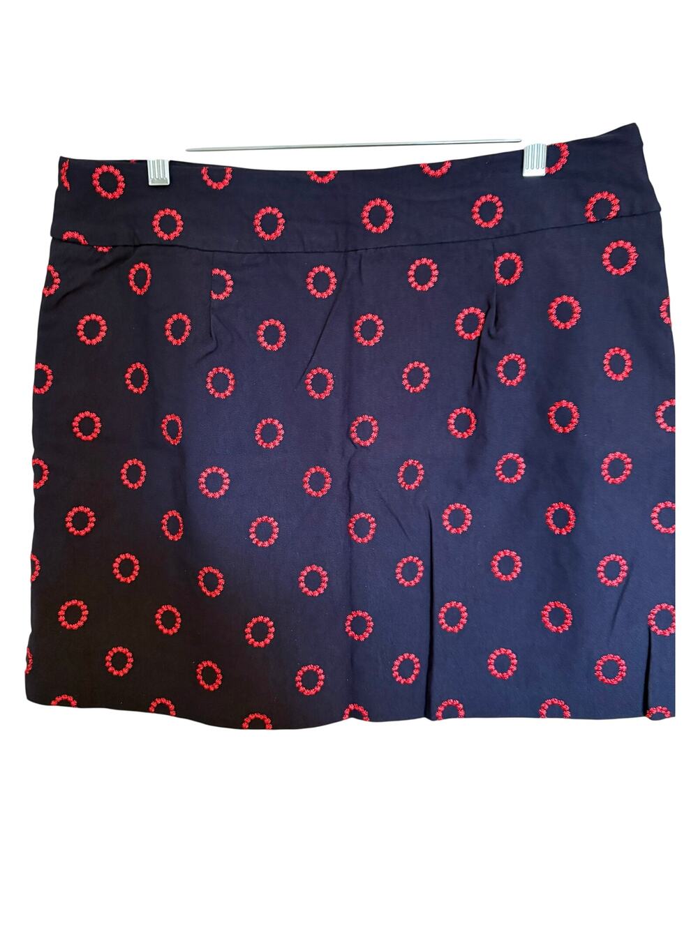Charter Club skort size 14 women's blue with red details